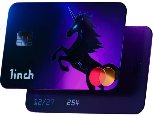 1inch Mastercard EUR card