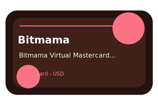 Bitmama Virtual Mastercard Mastercard USD card