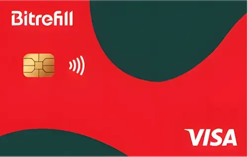 Bitrefill Visa EUR card