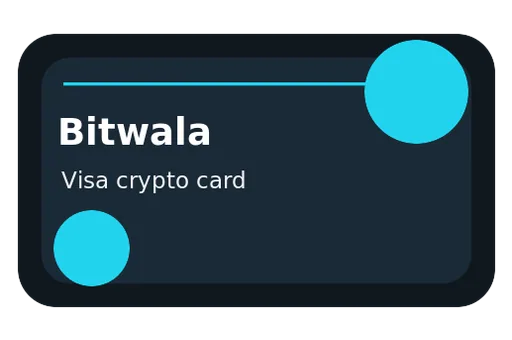 Bitwala Visa Card Visa EUR card