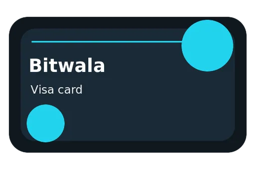 Bitwala Visa EUR card
