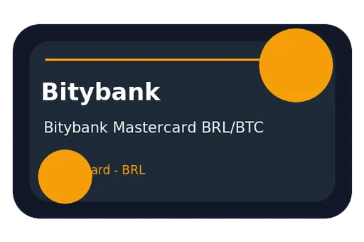 Bitybank Mastercard Mastercard BRL card