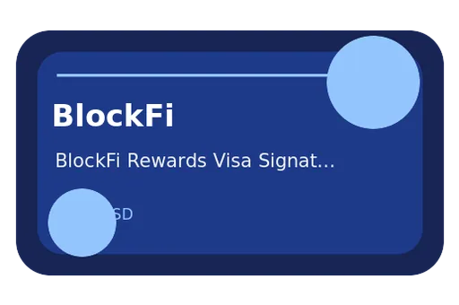 BlockFi Rewards Visa Signature Card Visa USD card
