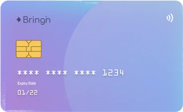 Bringin Visa EUR card