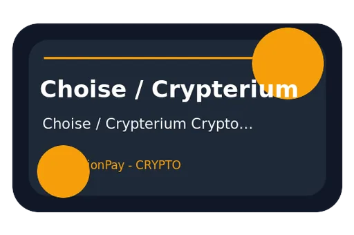 Choise / Crypterium Crypto Cards Visa CRYPTO card