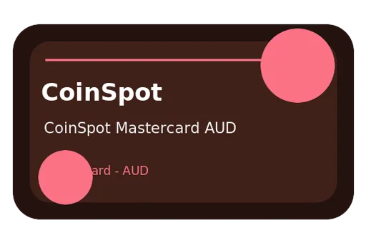CoinSpot Mastercard Mastercard AUD card