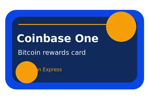 Coinbase One American Express Bitcoin Rewards Card Coinbase One unknown USD card