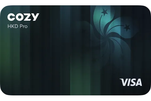 Cwallet Cozy Card HKD Pro Visa HKD card