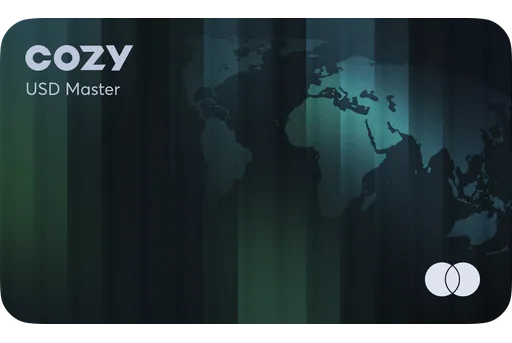 Cwallet Cozy Card USD Master Mastercard USD card