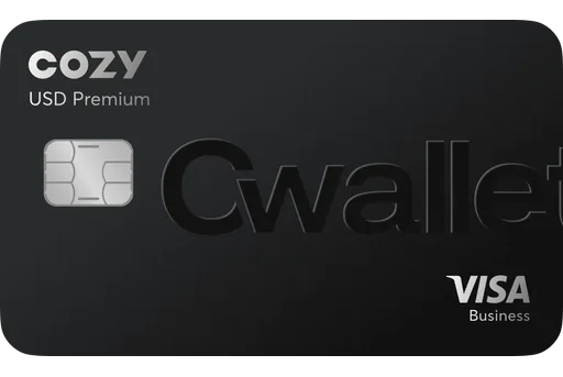 Cwallet Cozy Card USD Premium Visa USD card