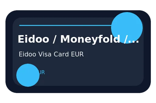 Eidoo Visa Card Visa EUR card