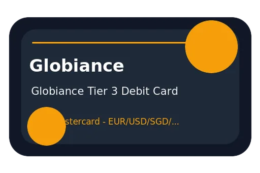 Globiance Tier 3 Debit Card Visa EUR card
