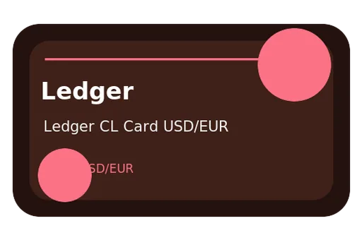 Ledger CL Card Visa USD card