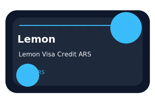 Lemon Credit Card Visa ARS card