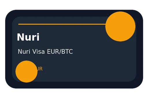 Nuri Visa Visa EUR card