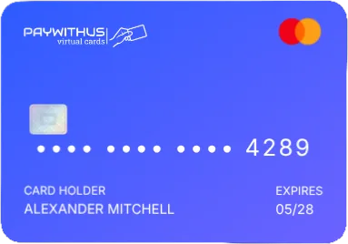 PayWithUs Mastercard USD card