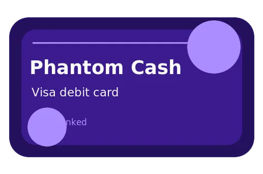 Phantom Cash Visa Debit Card Visa USD card