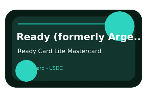 Ready Card Lite Mastercard Mastercard USDC card