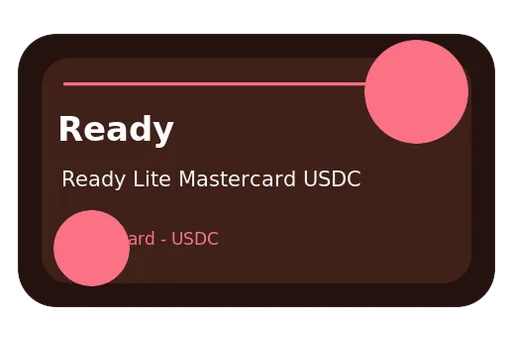 Ready Lite Card Lite Mastercard USDC card