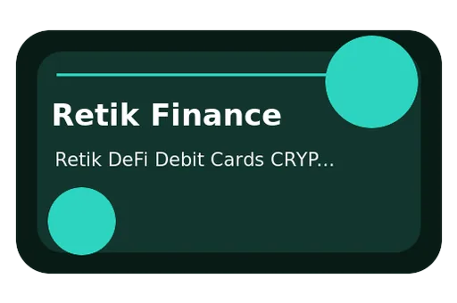 Retik DeFi Debit Cards unknown CRYPTO card