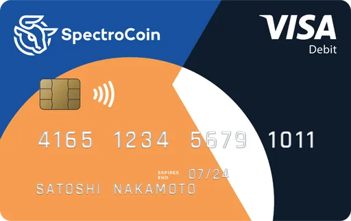 Spectrocoin Visa EUR card