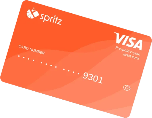 Spritz Visa USD card