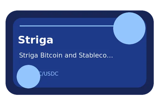 Striga Bitcoin and Stablecoin Card Issuing Platform unknown EUR card