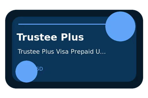 Trustee Plus Visa USD card