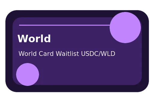 World Card Waitlist unknown USDC card