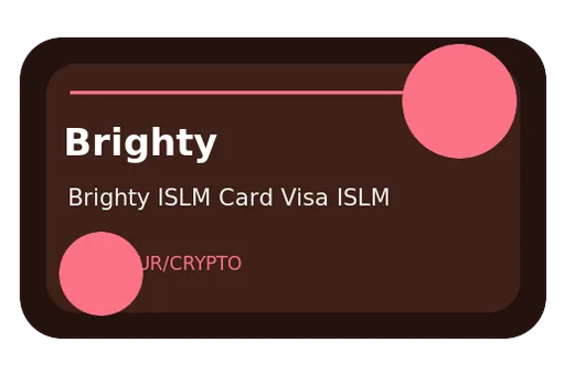 Brighty Visa EUR card