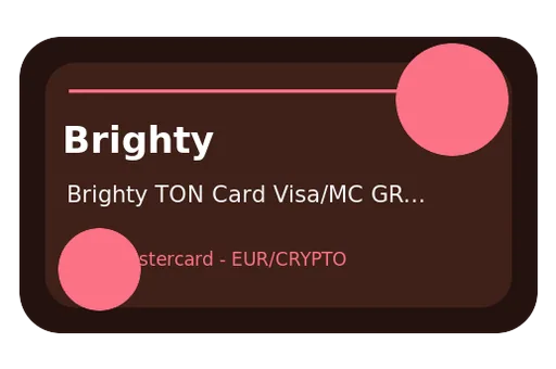 Brighty Visa EUR card