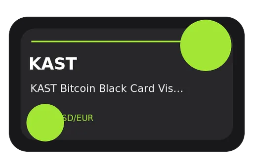 KAST Visa USD card