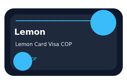 Lemon Visa COP card