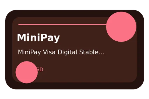 MiniPay Visa USD card