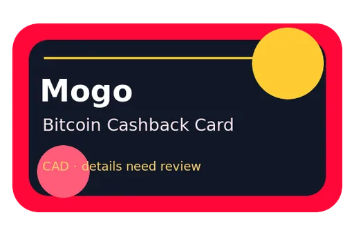 Mogo Unknown CAD card