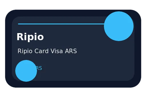 Ripio Visa ARS card
