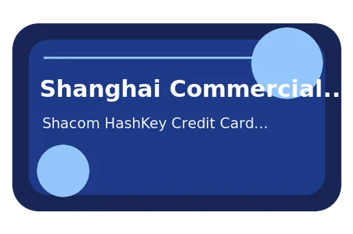 Shanghai Commercial Bank / HashKey Exchange Unknown HKD card