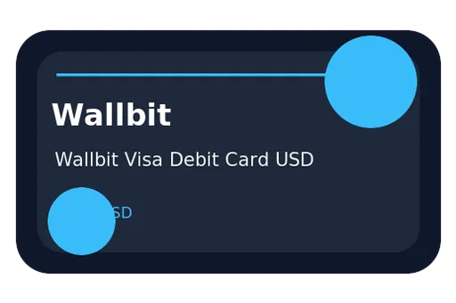 Wallbit Visa USD card