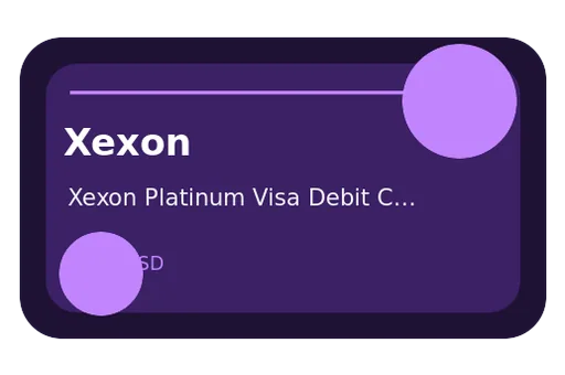 Xexon Visa USD card
